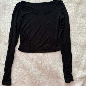 Black Long Sleeve Women's Top